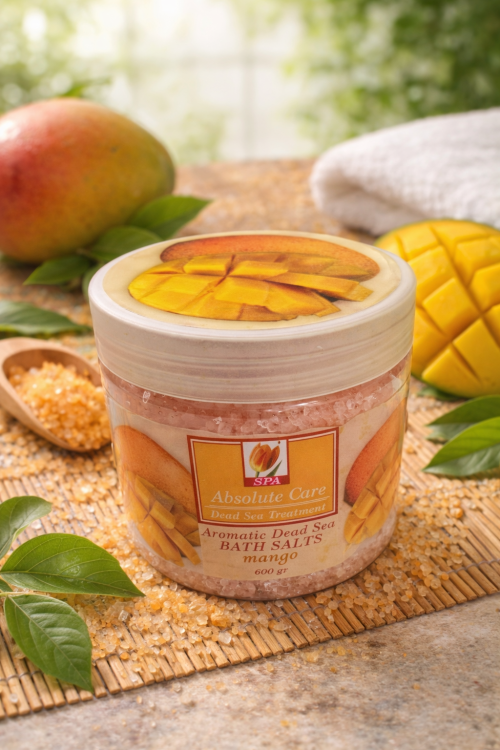 Sól do kąpieli z Morza Martwego – Zapach Mango